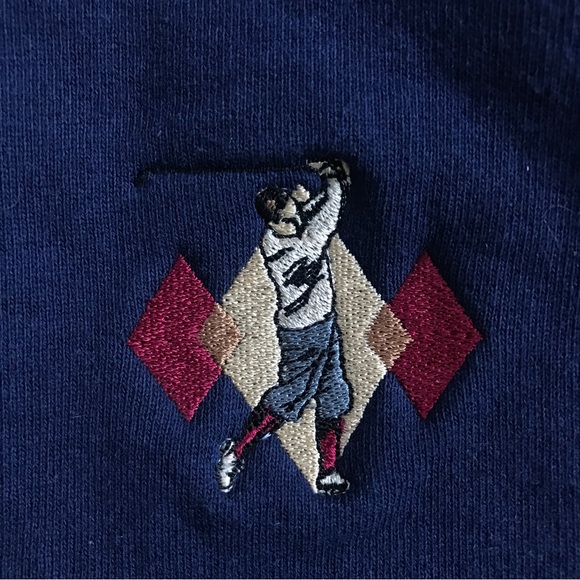 VTG Heavyweight Golf Sweatshirt Made in USA Embroidered Pullover Cross Creek XXL - Picture 3 of 10